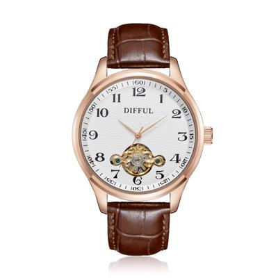Brand New Men's High-End Waterproof Trendy Hollow Mechanical Watch