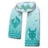 Anime Genshin Impact Soft Scarf Zhongli Hutao Cartoon Warm Shawl Wrap Genshin Klee Thick Muffler Neckerchief Winter Head Scarf