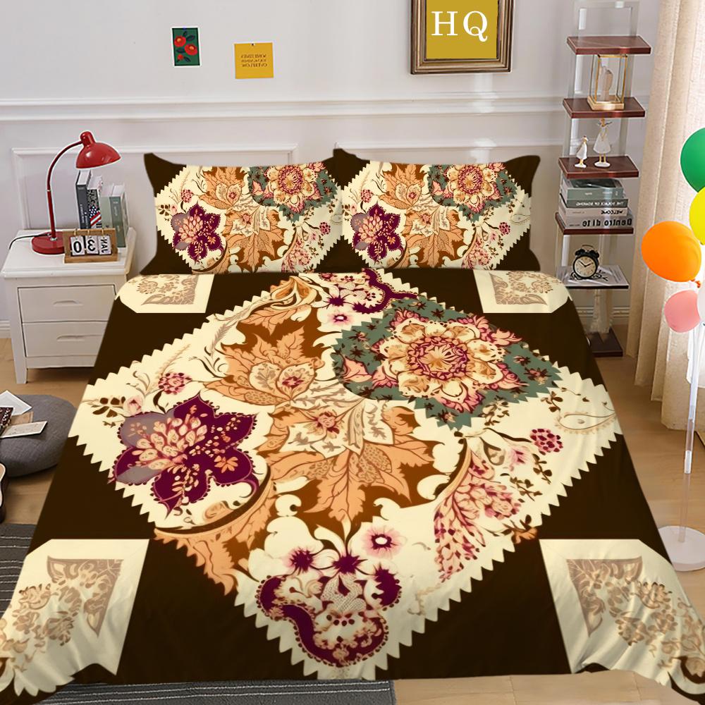 Zestaw poszewek na pościel King Size Kobieta Luksusowa pościel domowa Poliestrowa narzuta na kołdrę Zestaw poszewek na kołdrę