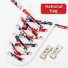 NEW Colourful Elastic Laces Sneakers Lock No Tie Shoelaces Kids Adult 8mm Wide Flat Shoelace Without Ties Shoes Accessories