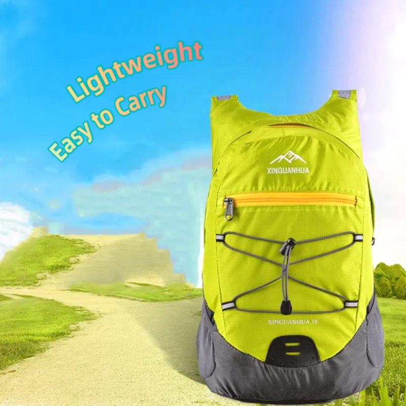 Kompakter faltbarer Rucksack für Reisen, Wandern & den täglichen Gebrauch – Leicht & einfach zu tragen