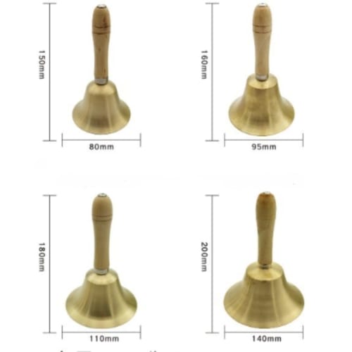 Farigrut Big Win! Handbell Rotobell Gold/Raffle Winner (95mm Diameter)