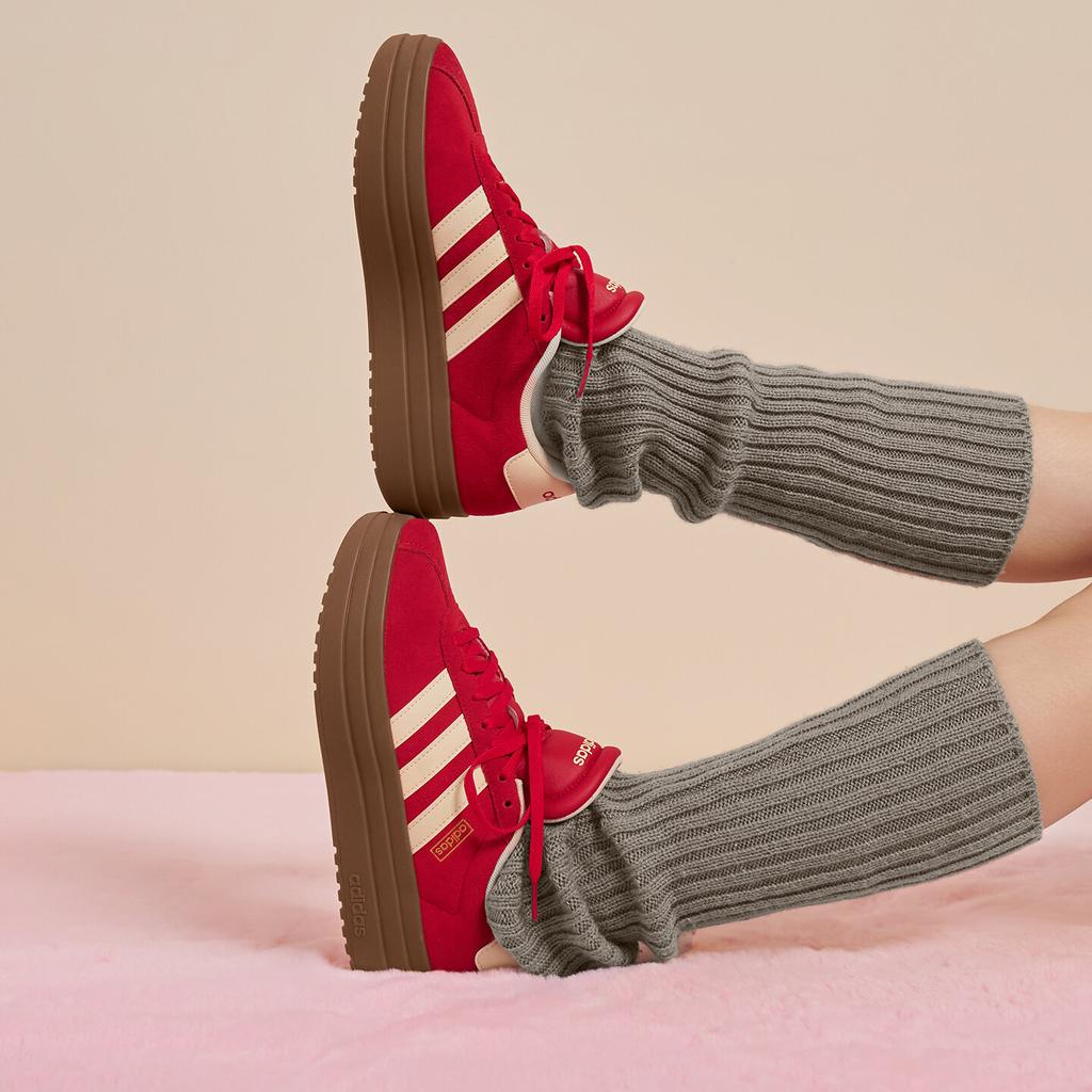 adidas VL Court Bold Niskie Trampki Armii Niemieckiej Damskie Czerwone