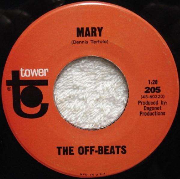 

7inch Record OFF-BEATS - Mary / You Tell Me 205 Tower 1966 US Rock Used