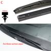1x Wiper Blade Rubber Strip For Mazda Wipers Refill Accessories