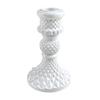 French Style Candle Holder Vintage Taper Holder, Nostalgic Resin Candlestick Decorative Soft Decoration Accessories Stand for Wedding Party