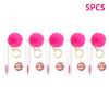Eyelash Brush Tube With Pompom Lash Extension Makeup Brush Dustproof Eyebrow Comb Beauty Tools