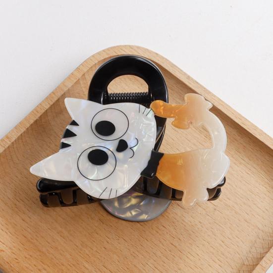 Hair Claw Cartoon Animal Design Back Head Hair Clip Anti-slip Teeth Strong Grip Shark Hair Clip Versatile Hair Accessory