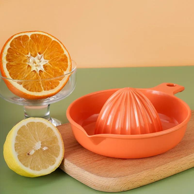Manual Portable Citrus Juicer Kitchen Tools Plastic Orange Lemon Squeezer Fruit Juicer Extractor Machine Cup Kitchen Accessories