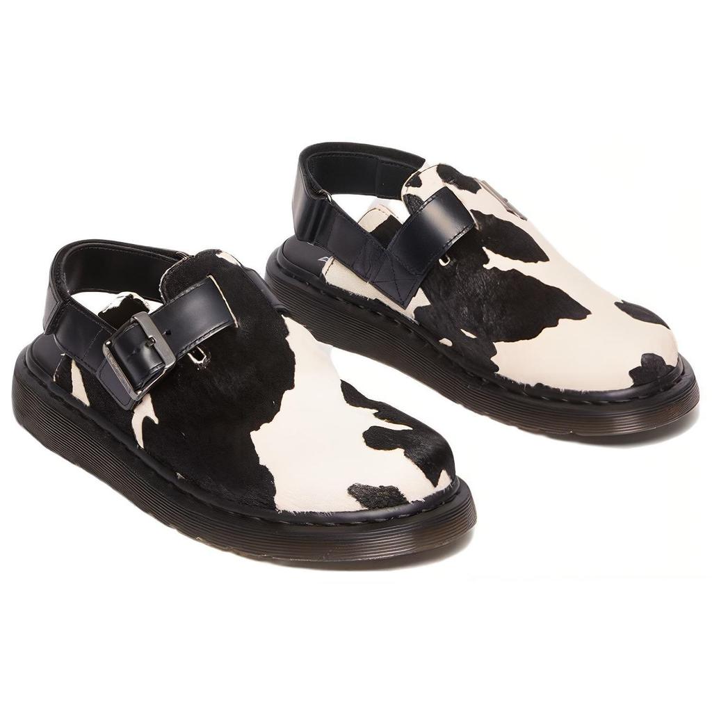 Dr. Martens Round Toe Casual Shoes Women Shoes Black White 31513009