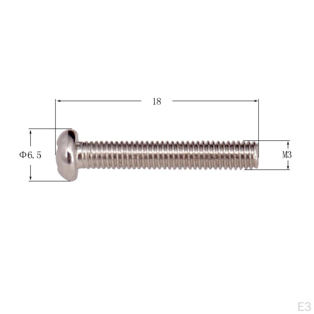 1 Paket Guitars Bridge Tailpiece 6 Pieces Screws + Springs Luthier Tools