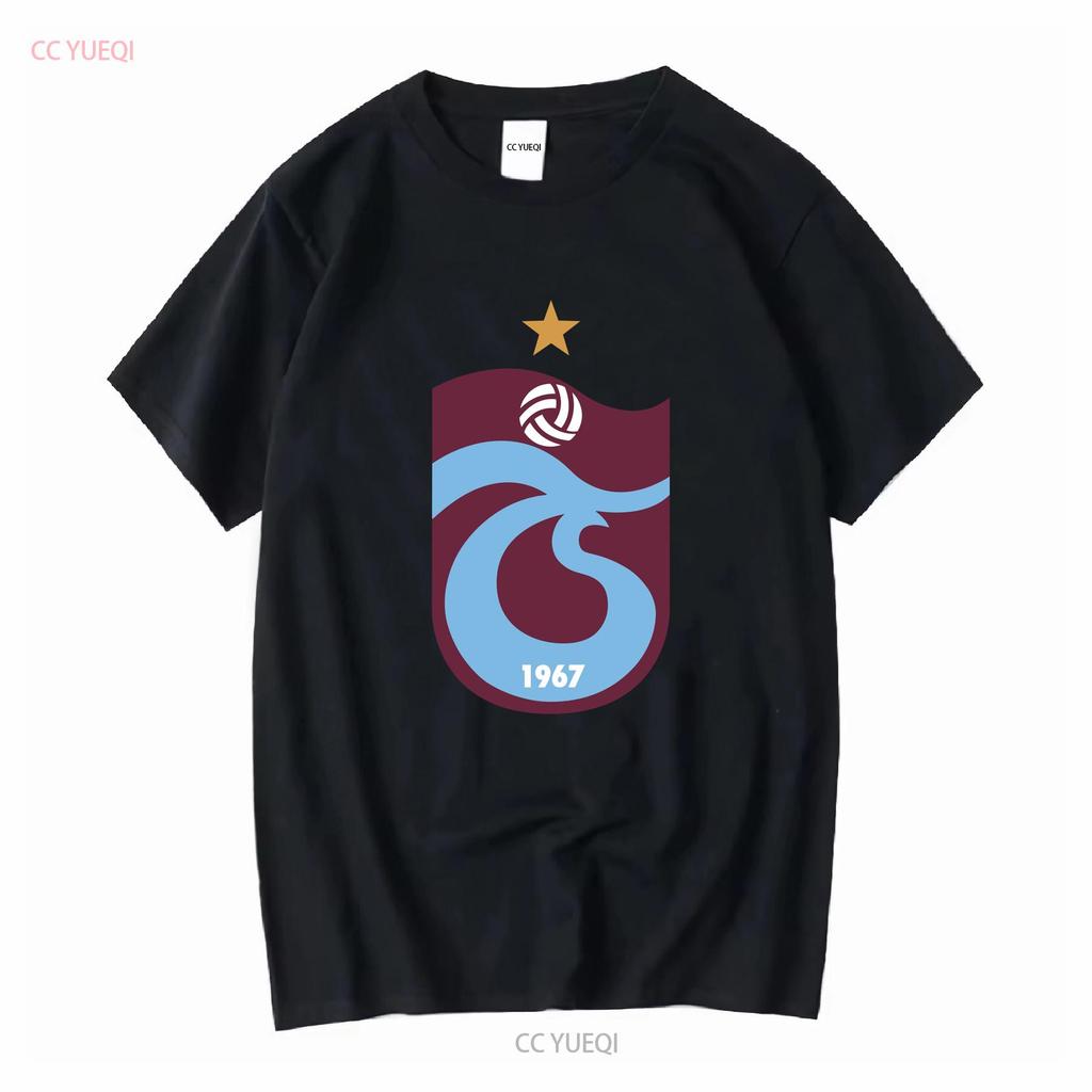 Logo Trabzonspor T-shirt Attiva Divertente Taglia Moda Maniche Lunghe o Corte Americane Vintage Lavata Morbida Maglietta Per l'Uso Quotidiano