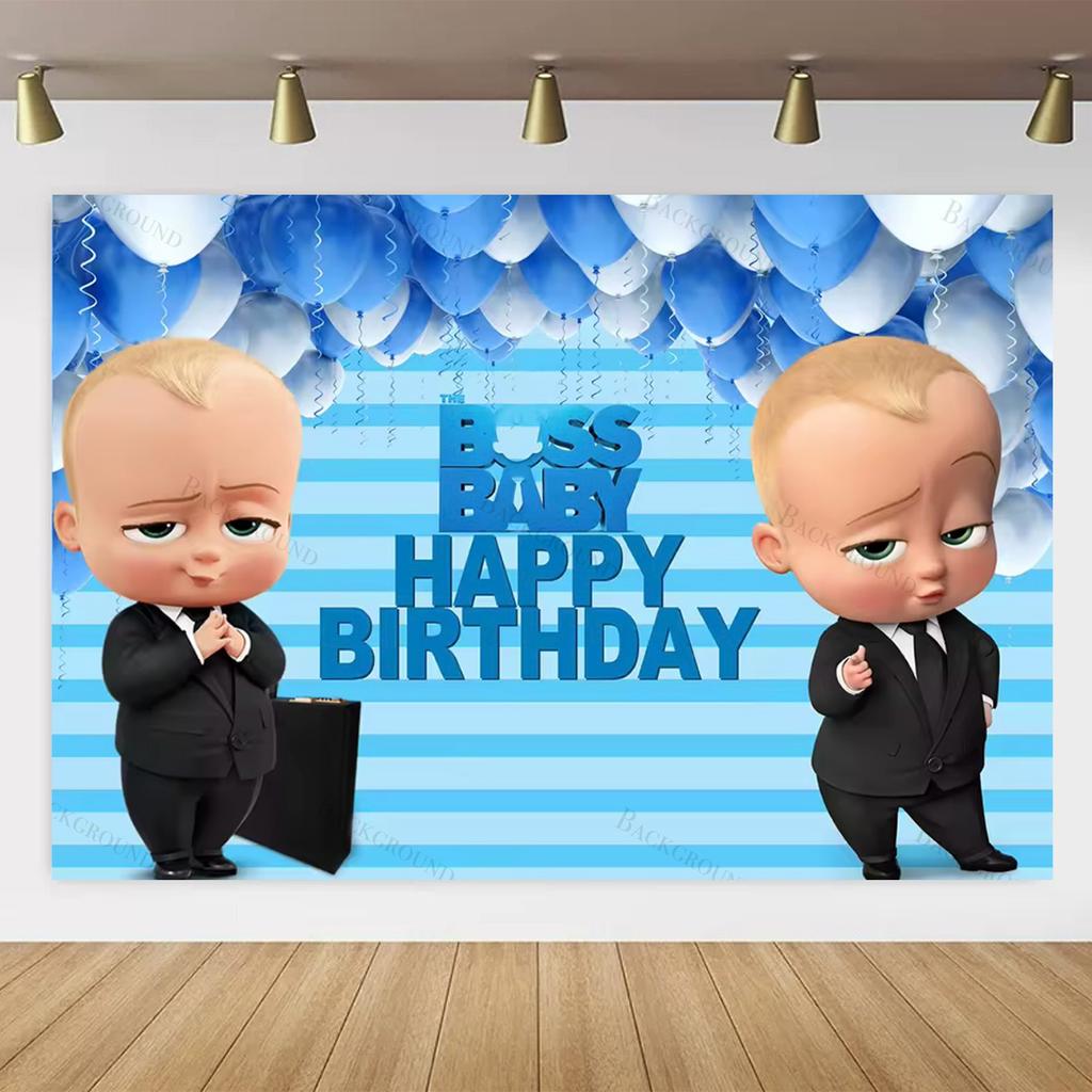 Kreslené dětské party dekorace, tématická fotostěna B-BOSSeds pro děti, potřeby na narozeninovou oslavu, dekorace, banner, křtiny dítěte