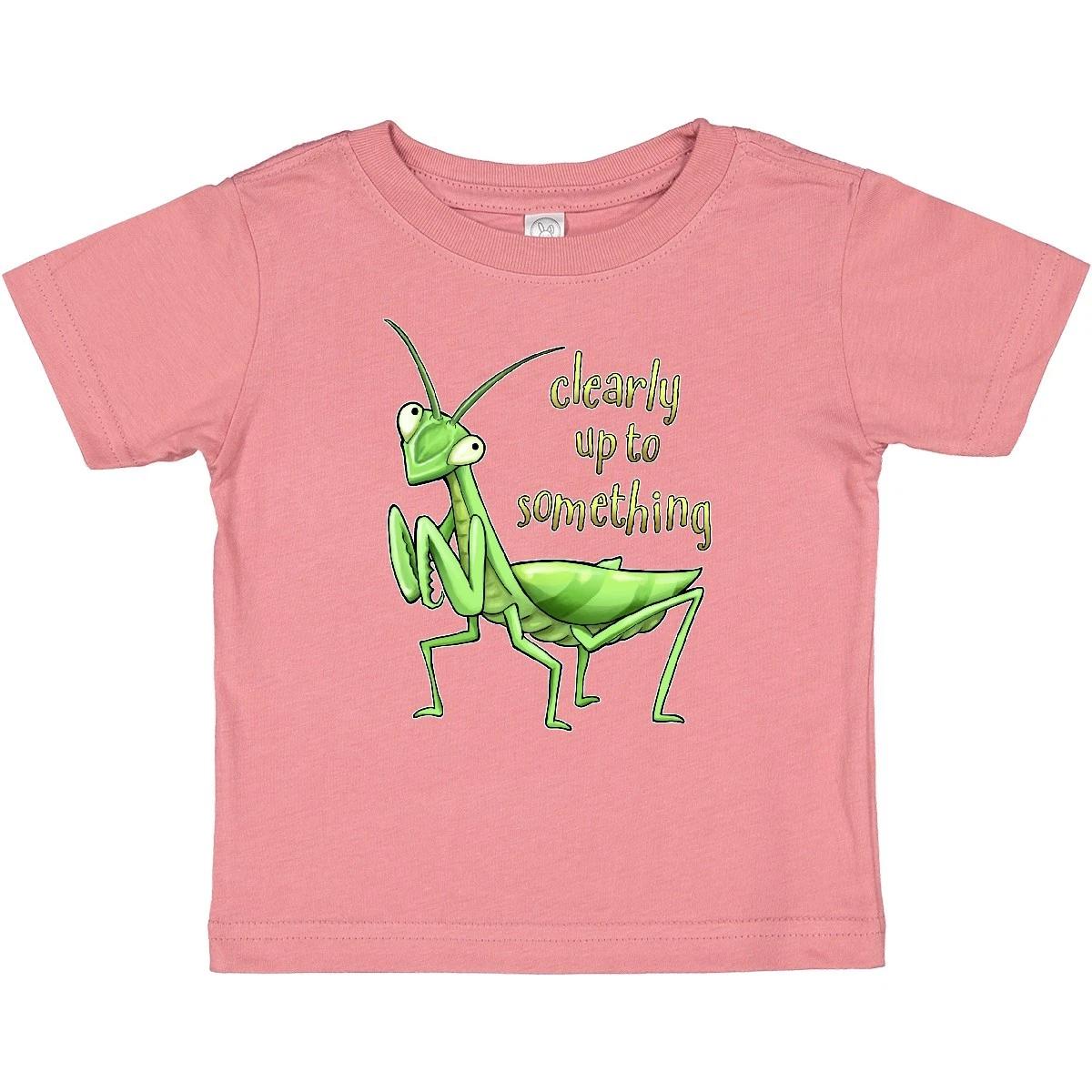 Inktastic Praying Mantis- Clearly Up To Something Baby T-Shirt Animals Insect 160
