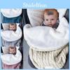 Knit Baby Newborn Swaddle Stroller Wrap Blanket Warm Infant Pram Bag Sleeping