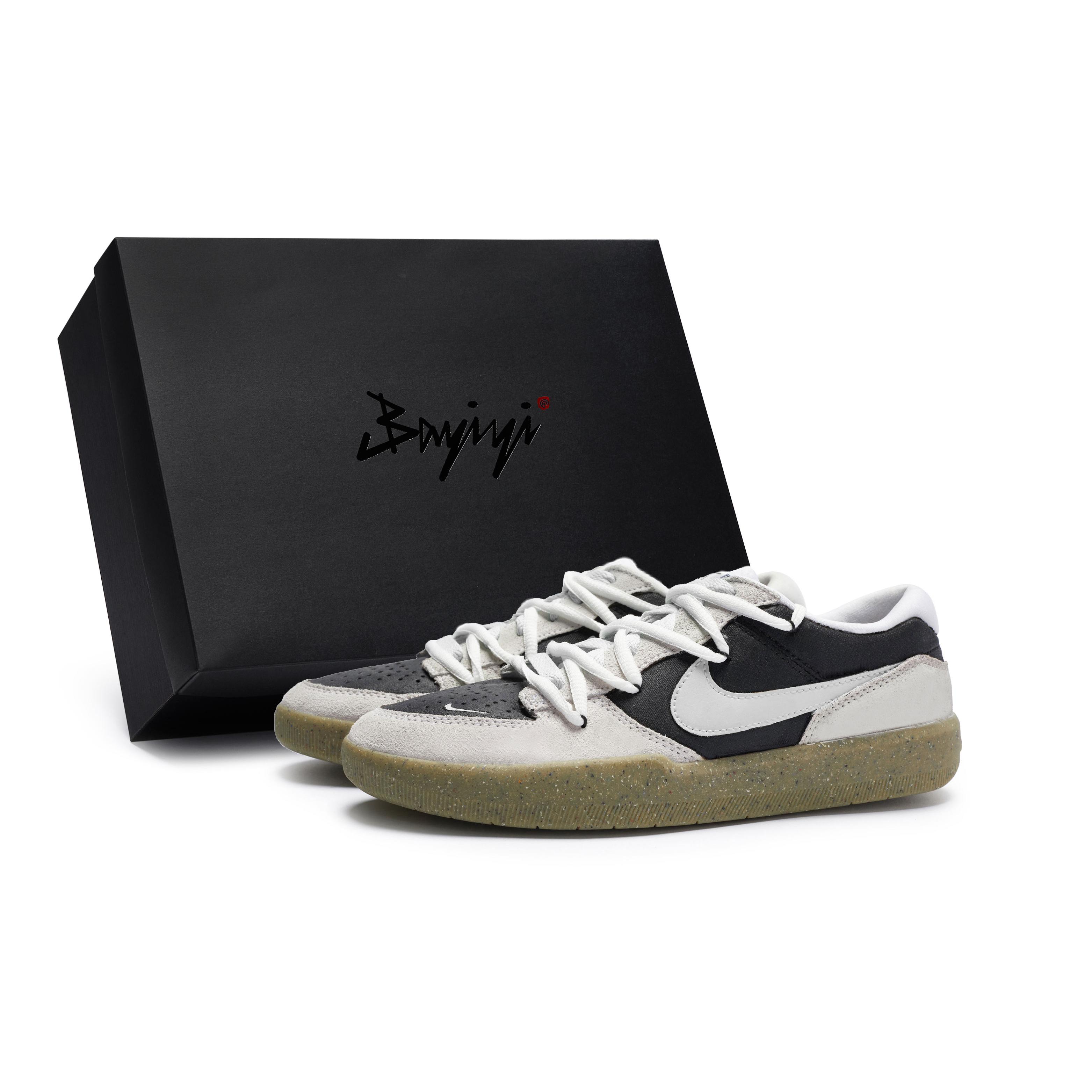 Nike SB Force 58 Skateboard Shoes Unisex Low top White CZ2959-100(Team80-S-BOX) 36