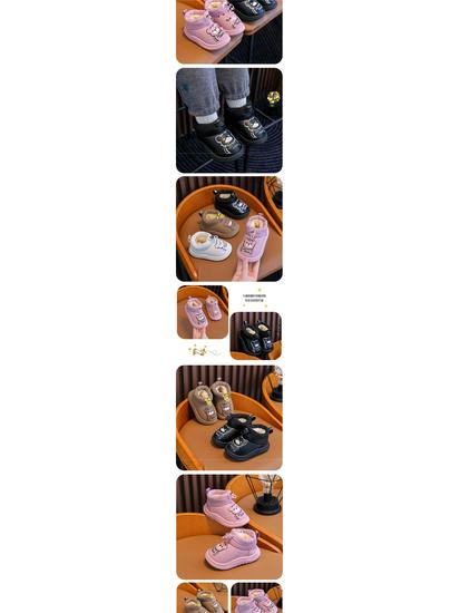 Y2K Kids' Waterproof Snow Boots - Thickened Velvet Winter Shoes for Boys & Girls