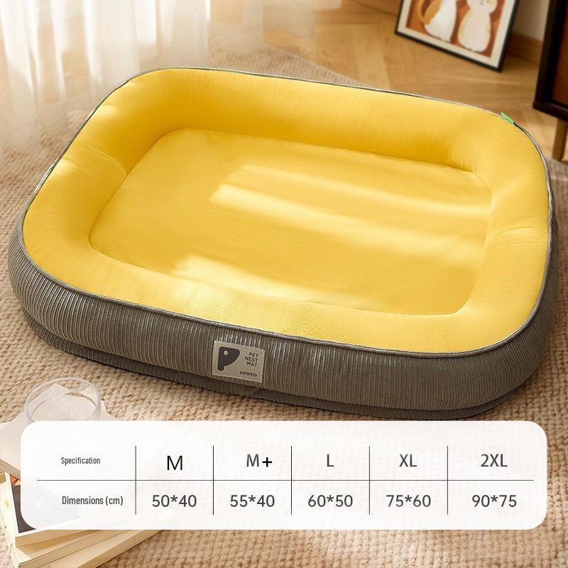 Year-Round Removable & Washable Dog Bed - Cozy Winter Warmth, Perfect for Small & Medium Dogs and Cats