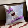 RRabbids IInvasion Cushion Cover Reversible Soft Durable Pillow Cover Home  Car MultiScene Use for Daily Comfort