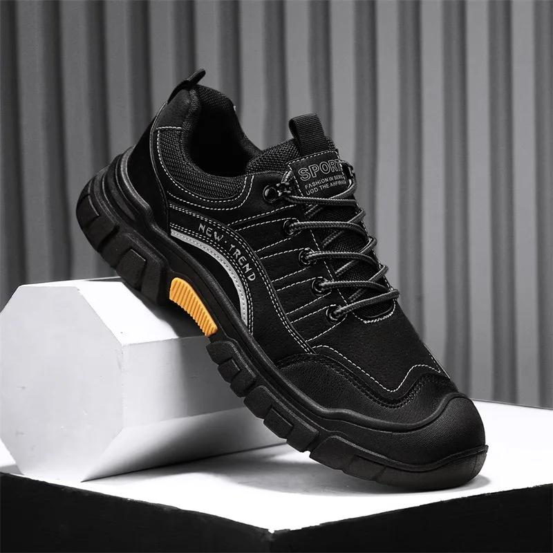 

Дизайнерская обувь Мужские кроссовки из кожи для активного отдыха Пешие прогулки Скалолазание Платформа Мода Роскошь Спорт Бег Работа Лоферы Кроссовки Zapato 39