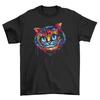 T-shirt colorata Gatto del Cheshire - Perfettamente Divertente! Stampa Unisex, Cotone Morbido, Ideale f