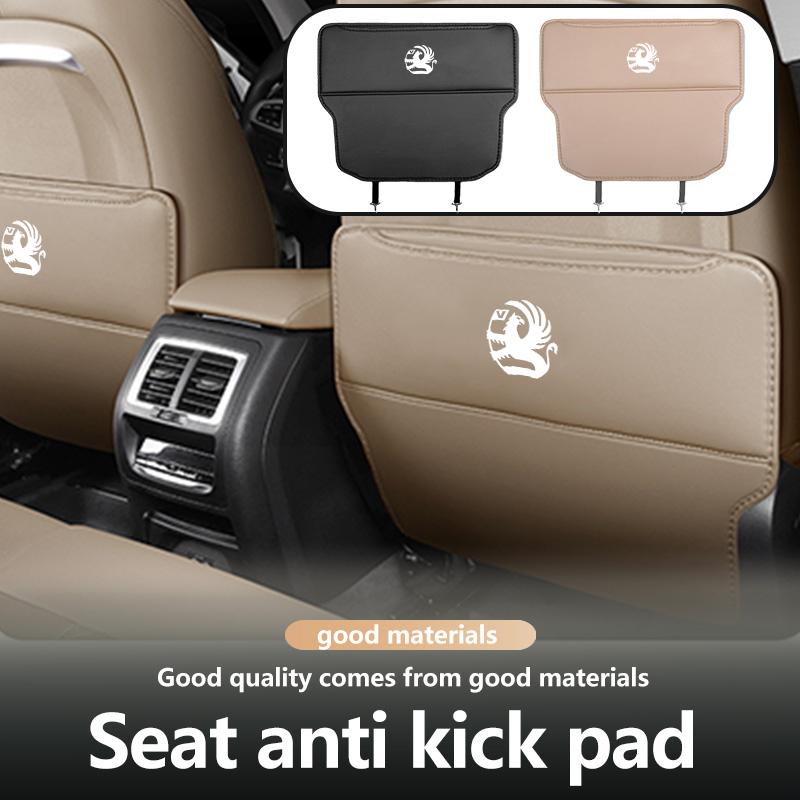 Car Logo Seat Backrest Storage Bag Anti-kick Pad Protection Mat Interior Accessories For Vauxhall Vivaro Corsa VXR8 Insignia