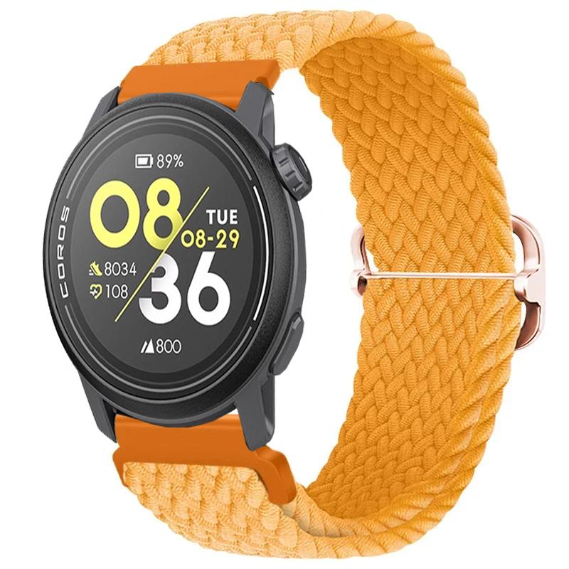 20/22mm Gevlochten Nylon Bandje Voor COROS APEX 4/PACE Pro/4 3 2 Verstelbare Armband Voor CMF Watch 3/2/1 Pro Suunto Race 2/S/Run Band