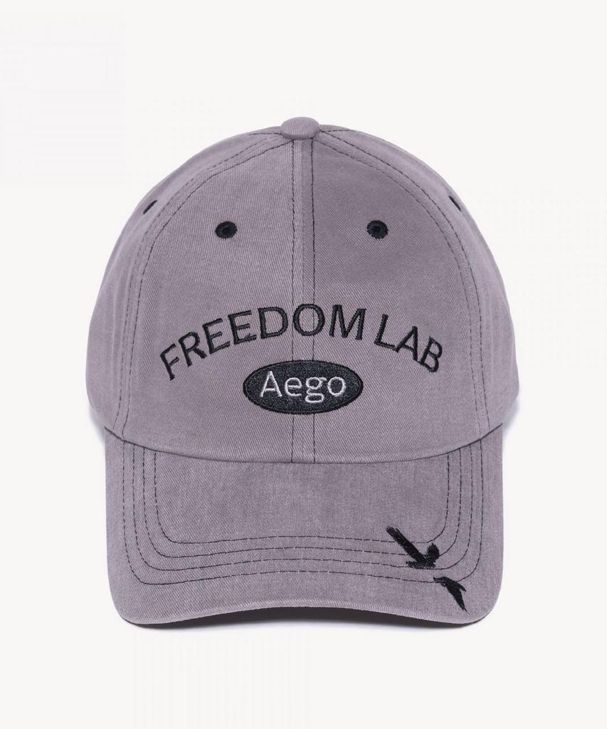 AEGO FREEDOM LAB Signature Logo Cap_Gray