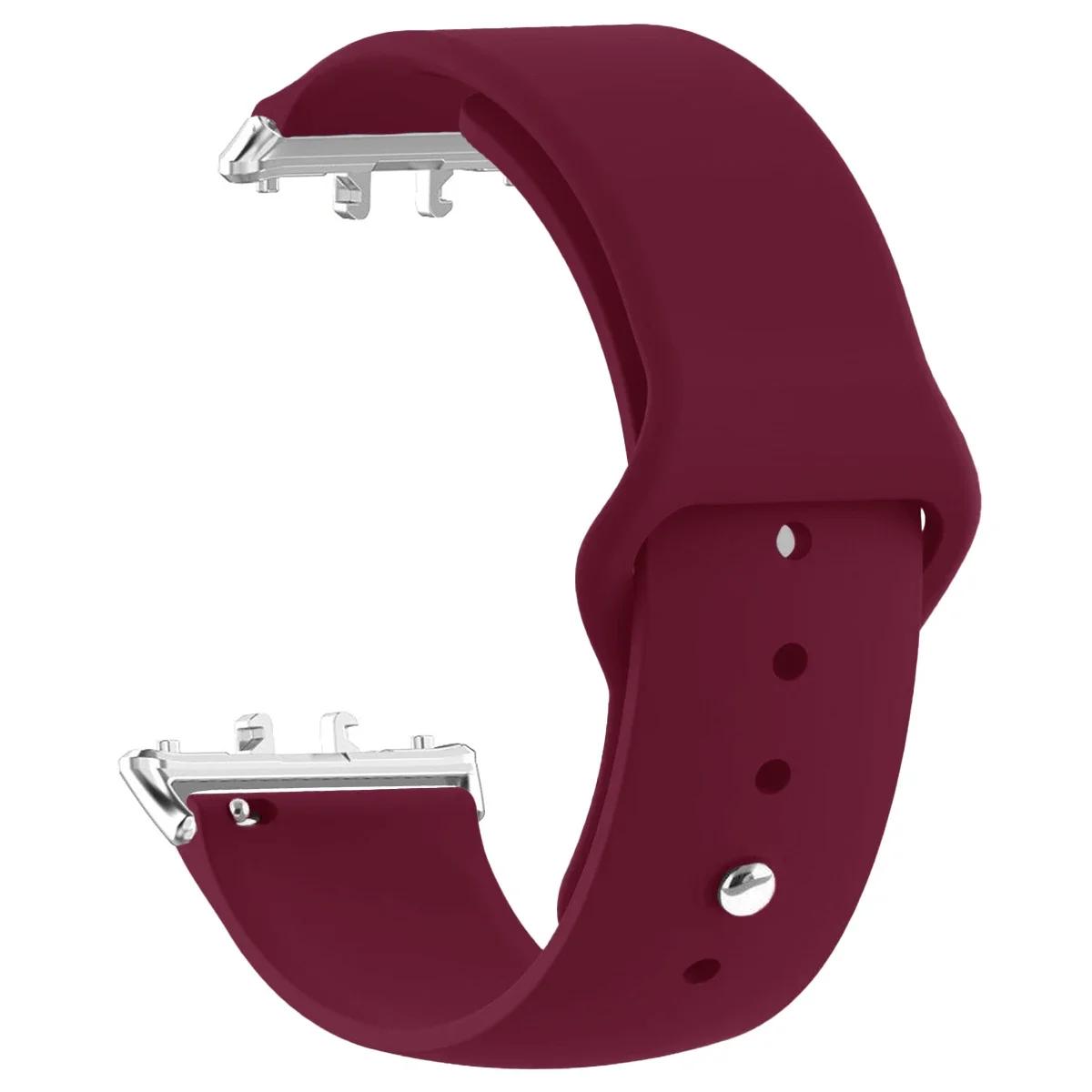 

Силіконовий ремінець для Samsung Galaxy Fit 3 Браслет Ремінець Спортивний Ремінець для Galaxy Fit3 Аксесуари Замінний ремінець для годинника For Samsung Fit3 Фіолетовий