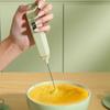 Digital Display Electric Milk Frother Wireless Milk Foam Maker Manual Cream Blender  Baking