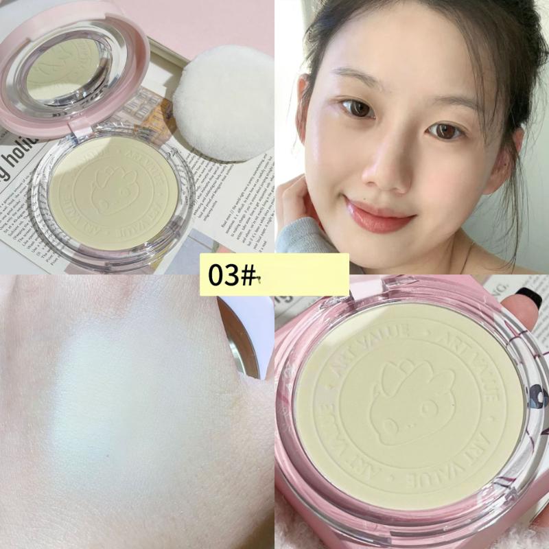 Soft Focus Powder Four Colours Oil Control Long Lasting Natural Concealer Clear Setting Powder Make-up