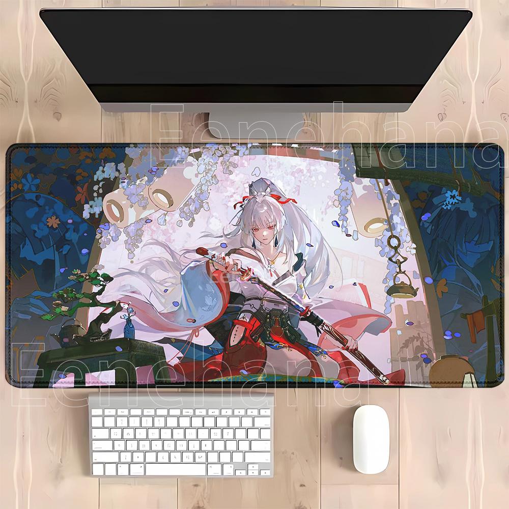 Hiyuki Gaming Wuthering Waves Mousepad Pc Office Accessories Keyboard Xxl Mouse Pad Anime Sexy Girl Rubber Hd Printing Desk Mat