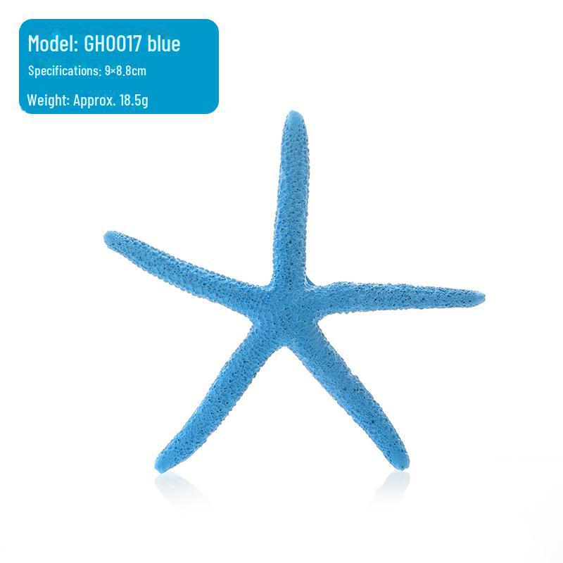 Aquarium-Dekor: Kleine Harzornamente für die Aquariengestaltung, Korallen- und Seestern-Designs.