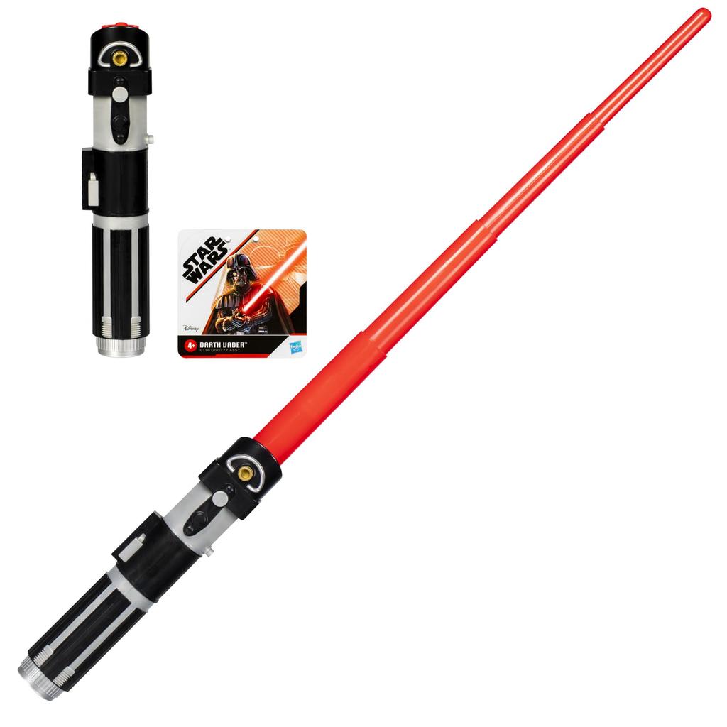Star Wars Non-Electronic Darth Vader Lightsaber, Officially Licensed Red Lightsaber, Role-Playing Toy for Boys & Girls, Ages 4+