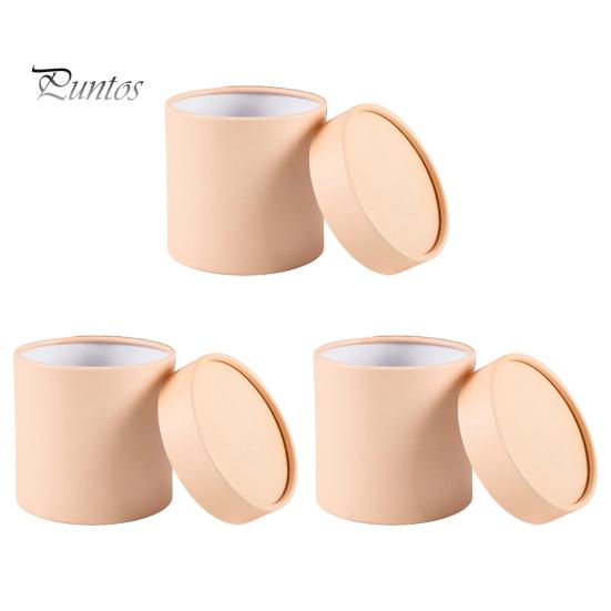 Set cutie de ambalare cu flori cu 3 buc. Cutie rotundă pentru flori Cutie elegantă DIY pentru decorarea nunții de Ziua Îndrăgostiților