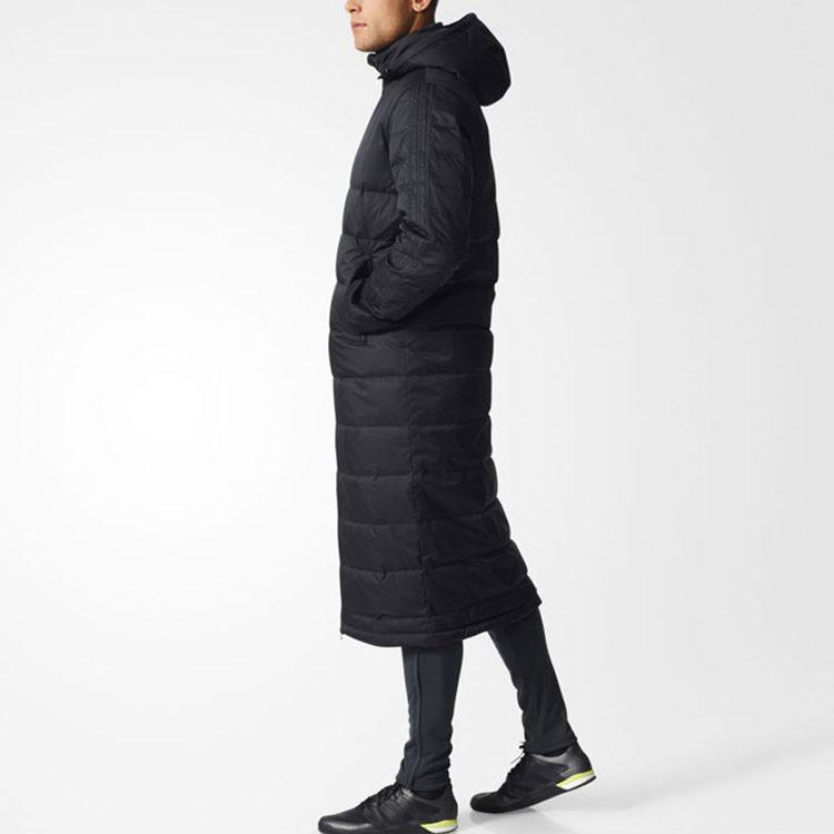 adidas Down Jackets Men's Black Hooded Moderate Other BS0056