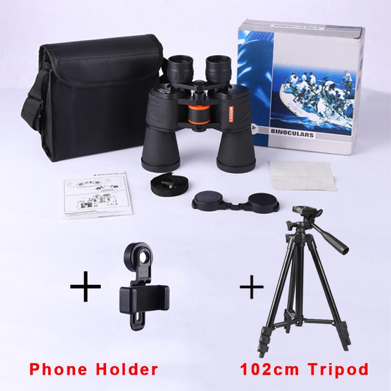 Hd Binoculars Long Ranger Telescope Bak4 Waterproof Night Vision For Outdoor Camping