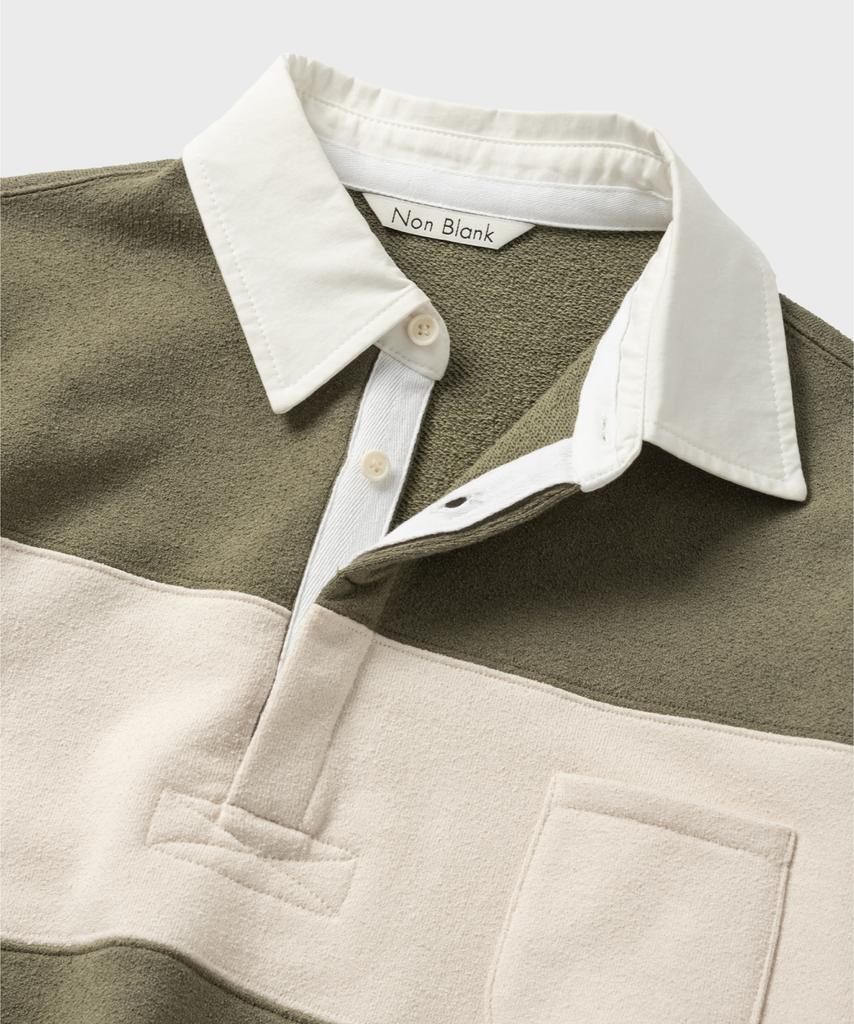 NONBLANK Boucle Rugby T-Shirt_Khaki