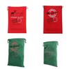 Large Merry Canvas Christmas Santa Sack Xmas Stocking Reindeer Gift Storage Bag
