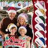 Christmas Decoration Atmosphere, Red Double-layer Sequin Sea Plush Hat