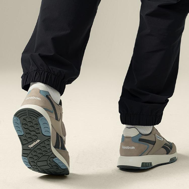 Reebok Low Top Casual Running Shoes Unisex Gray Green Sneakers 100201253