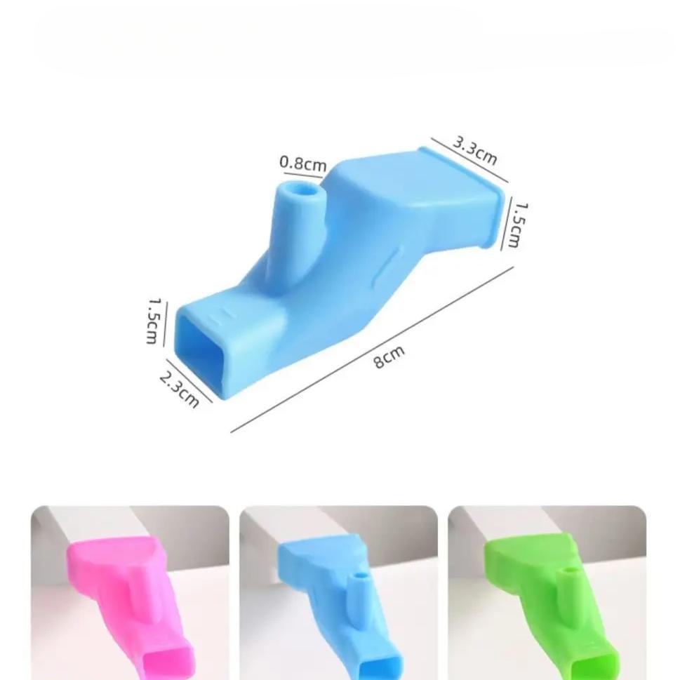2pcs Universal Silicone Faucet Extender Anti Splash Water Saver Flexible Hose Adapter for Kids Bathroom Sink Bathroom Products