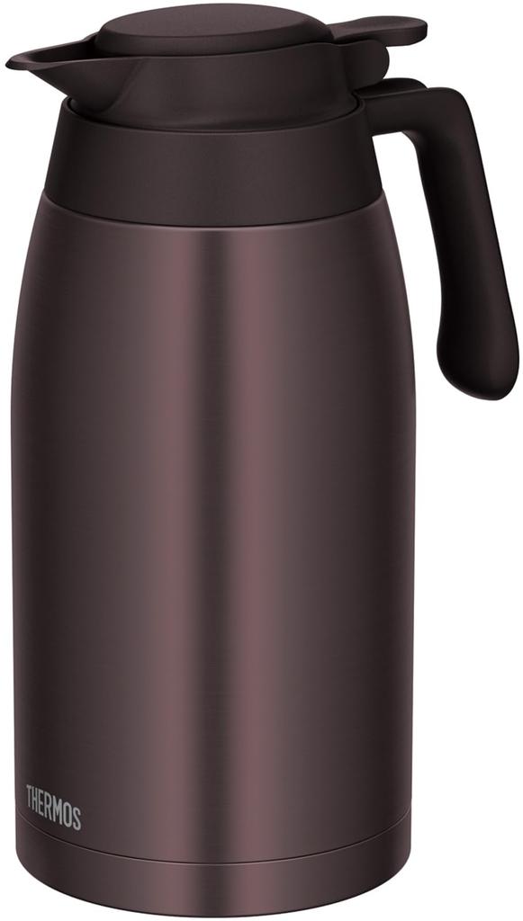 Thermos Stainless Steel Insulated Tabletop Keeps Food Hot and BW Pot, 2.0L, Brown, Pot, Cold, TTG-2000