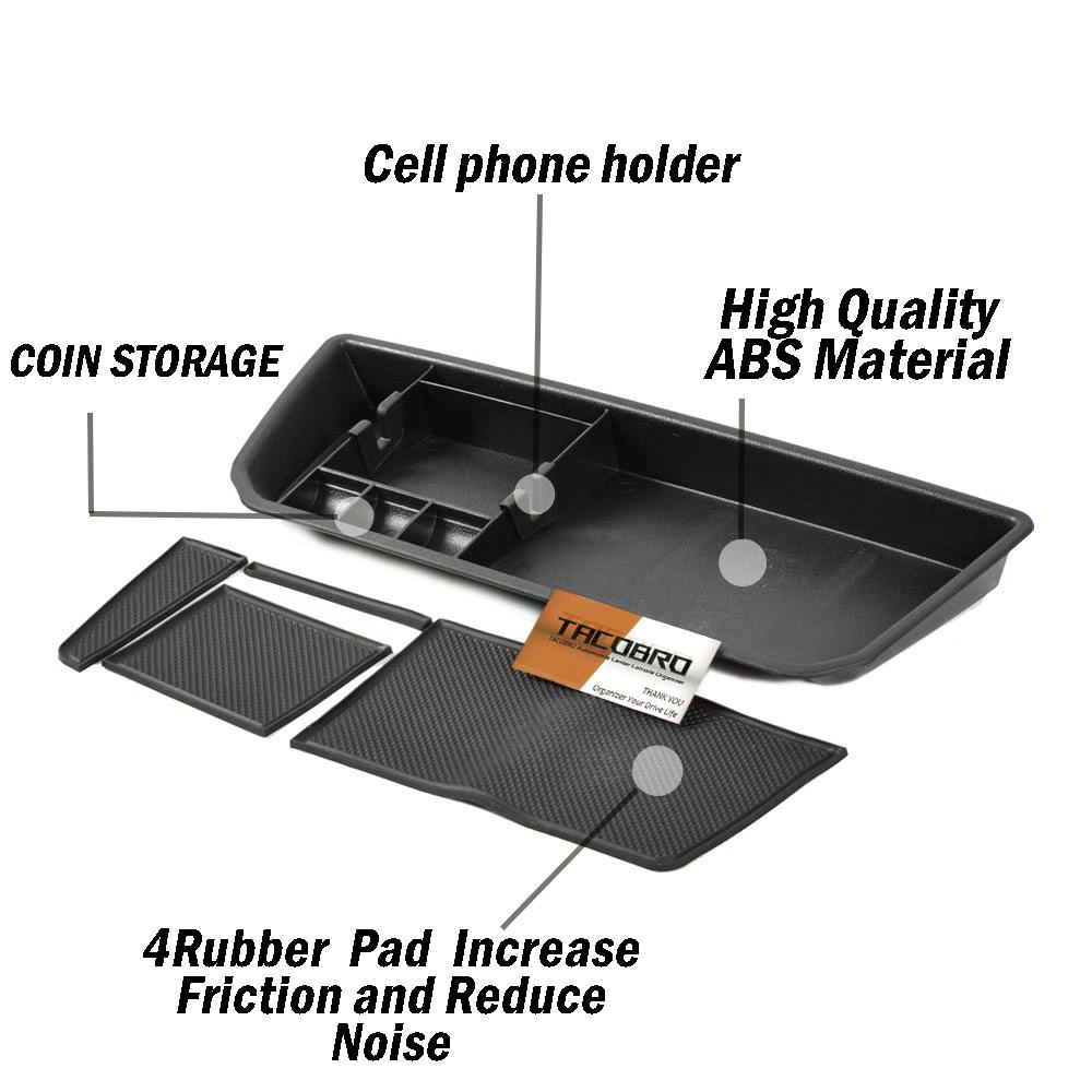 For VW Atlas and Cross Sport Accessories Dashboard Organizer 2018 2019 2020 2025 2025 2025 Insert ABS Box Storage
