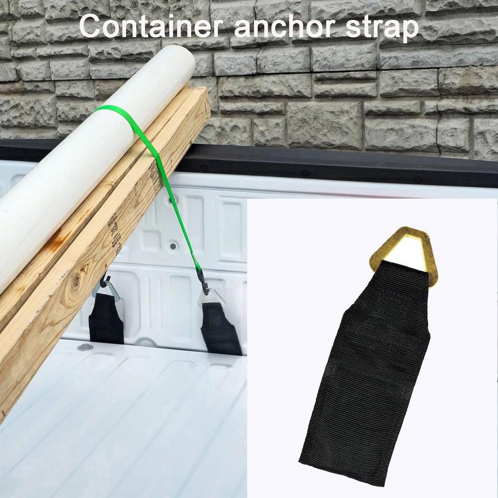 Truck Bed Anchor – Quick Tie Down Clip For Ratchet Straps, Cargo Belts & Tie-Downs