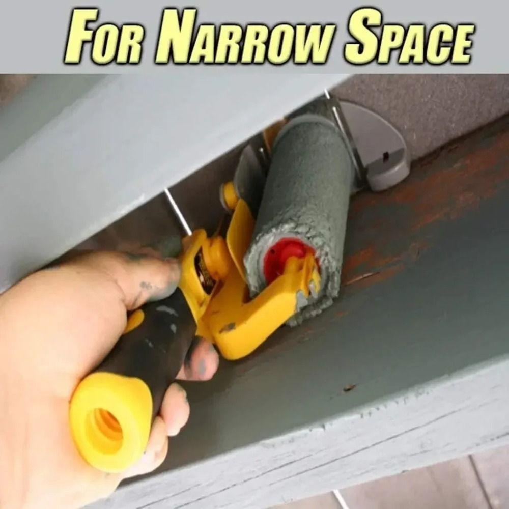 Hand-Held Tool Paint Edger Roller Brush Multi-use Multifunctional Paint Edger Combo Kit Ceilings
