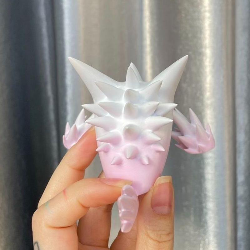 Anime Figure Gengar 8cm Action Figure Decoration Q-Version Animation Week Model Interior Decoration Peripheral Toy Boys Gift