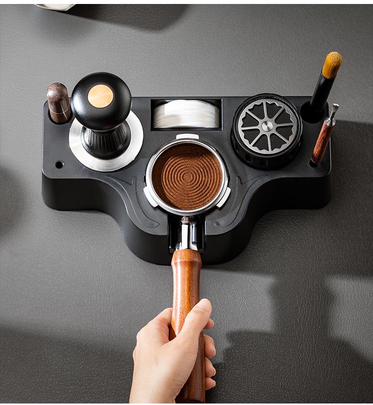 Aufbewahrungsbasis aus Kunststoff für Kaffeetamper & Verteiler – Kompatibel mit 51mm, 53mm, 58mm Maschinen
