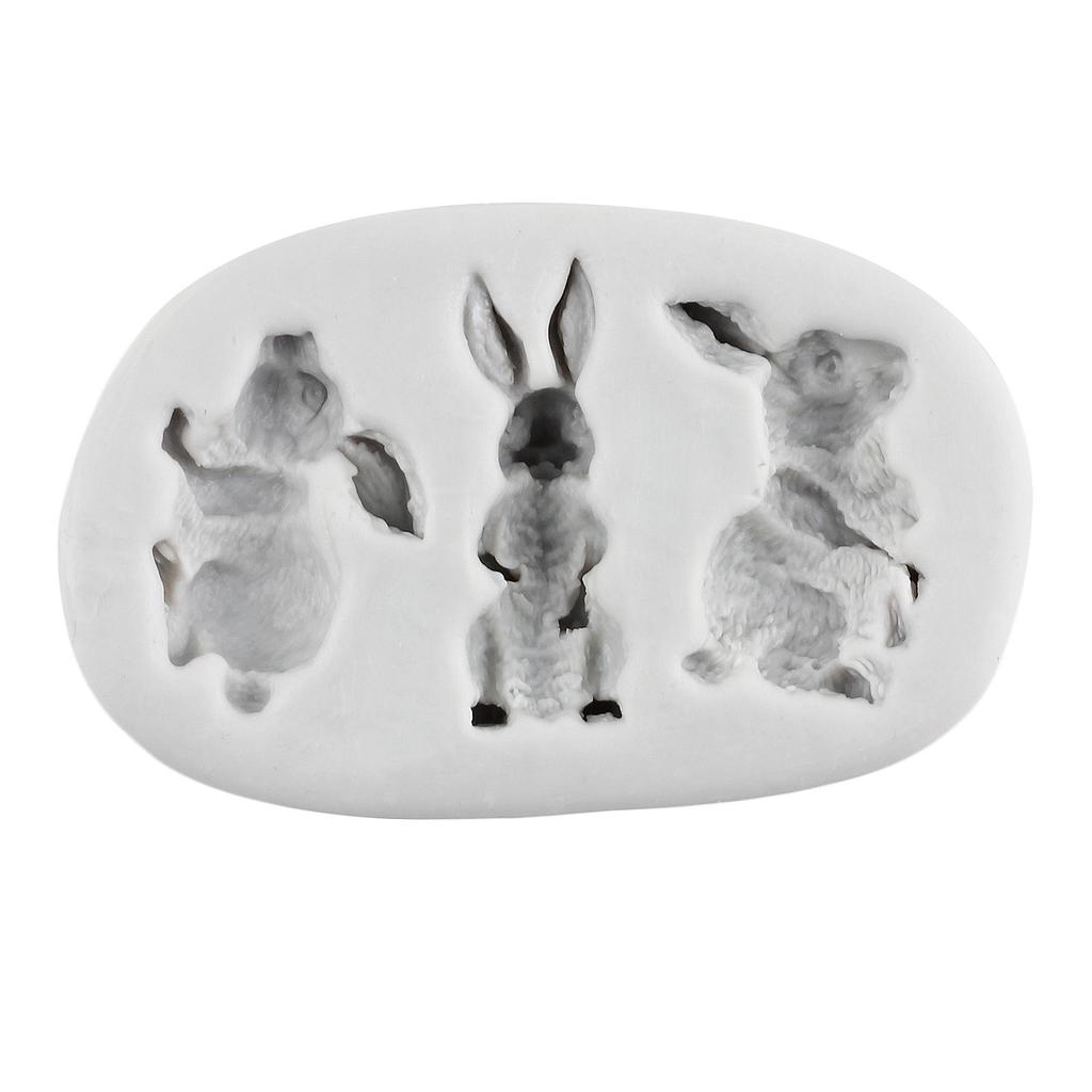 Moules En Silicone 3D En Forme De Lapin Pour La Fabrication