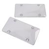 2 Stück 12x6 Zoll Kennzeichenabdeckung Klarer Schutz Kennzeichenhalter Schild Universelle Passform für US
